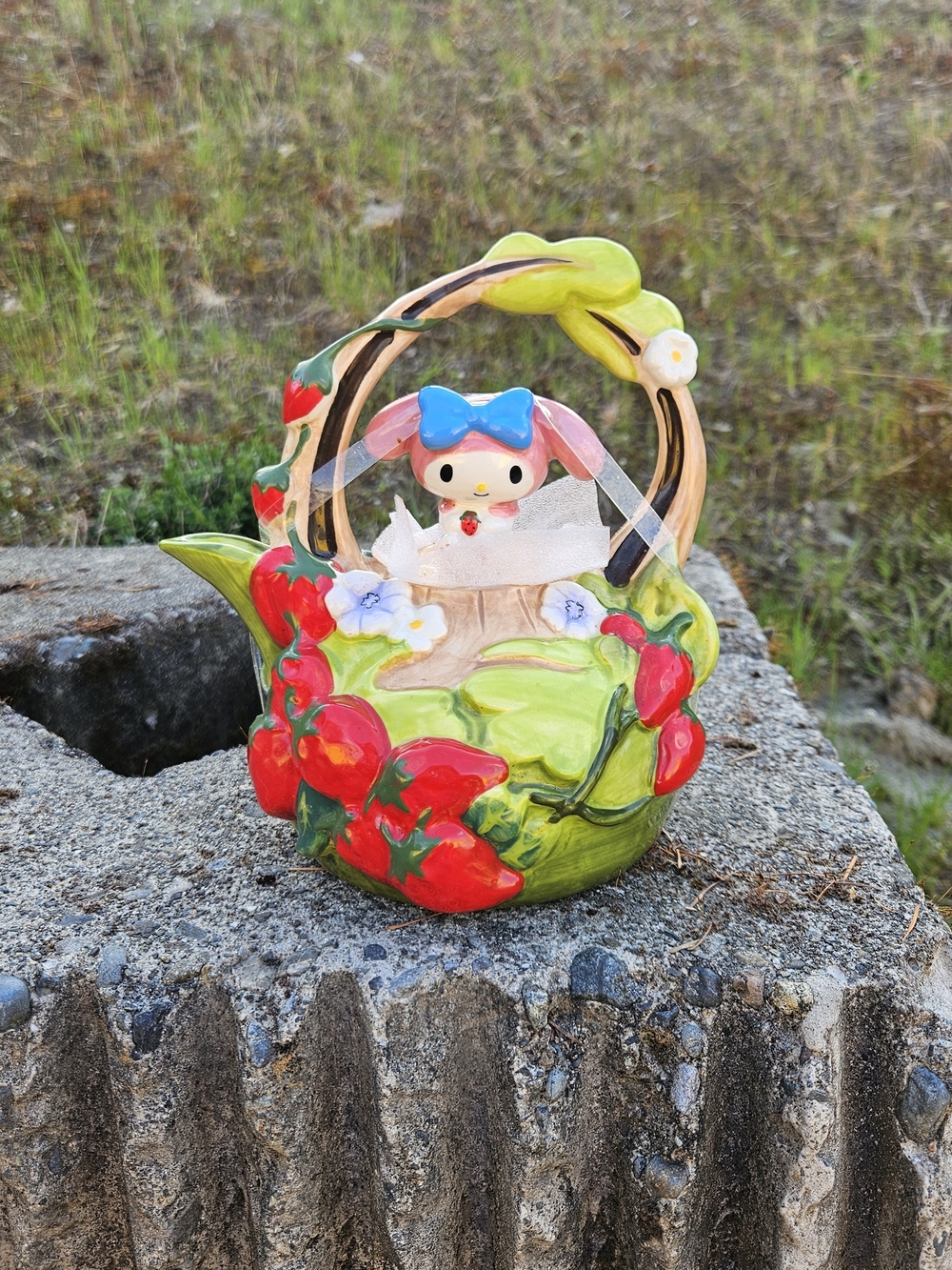 Blue Sky Clay Works Sanrio My Melody Tea Pot